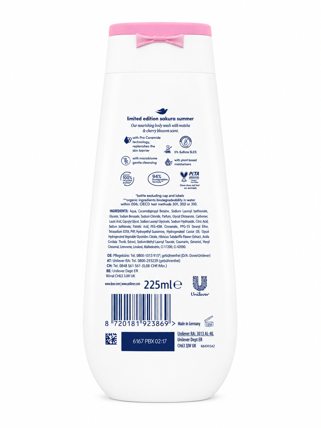 Dove sakura summer 225ml
