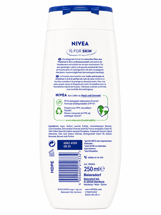 Nivea kokosriekstu un jojobas eļļa 250ml