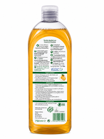 Frosch universālais tīrīšanas līdzeklis ar apelsīnu smaržu 750ml