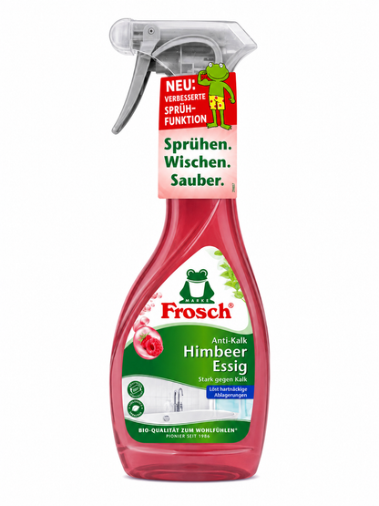 Frosch Pretkaļķu līdzeklis ar avenēm un etiķi, 500 ml