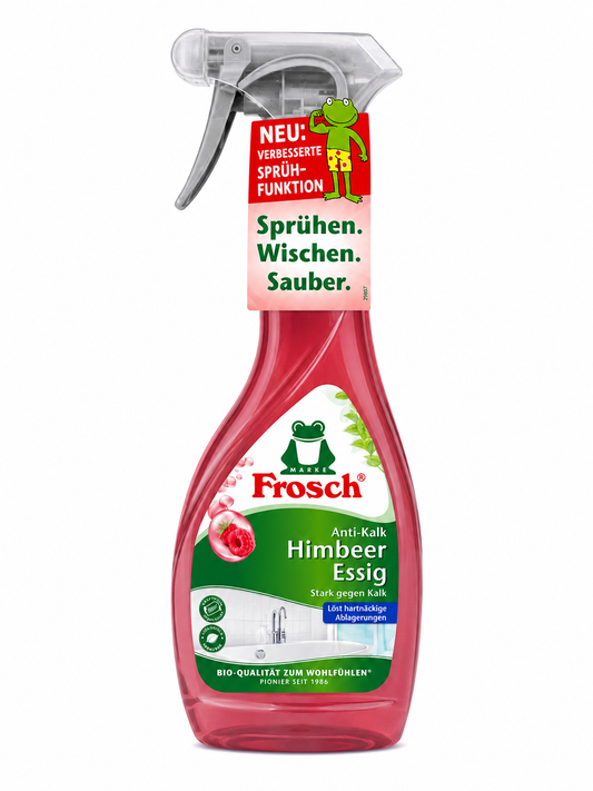 Frosch Pretkaļķu līdzeklis ar avenēm un etiķi, 500 ml