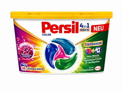 Persil 4in1 Color 16 mazgāšanas kapsulas